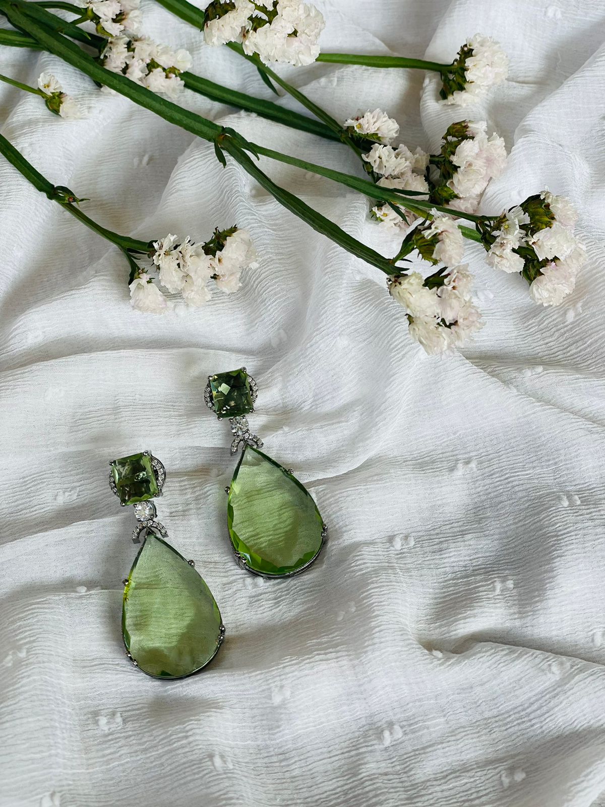 Light green store jewelry