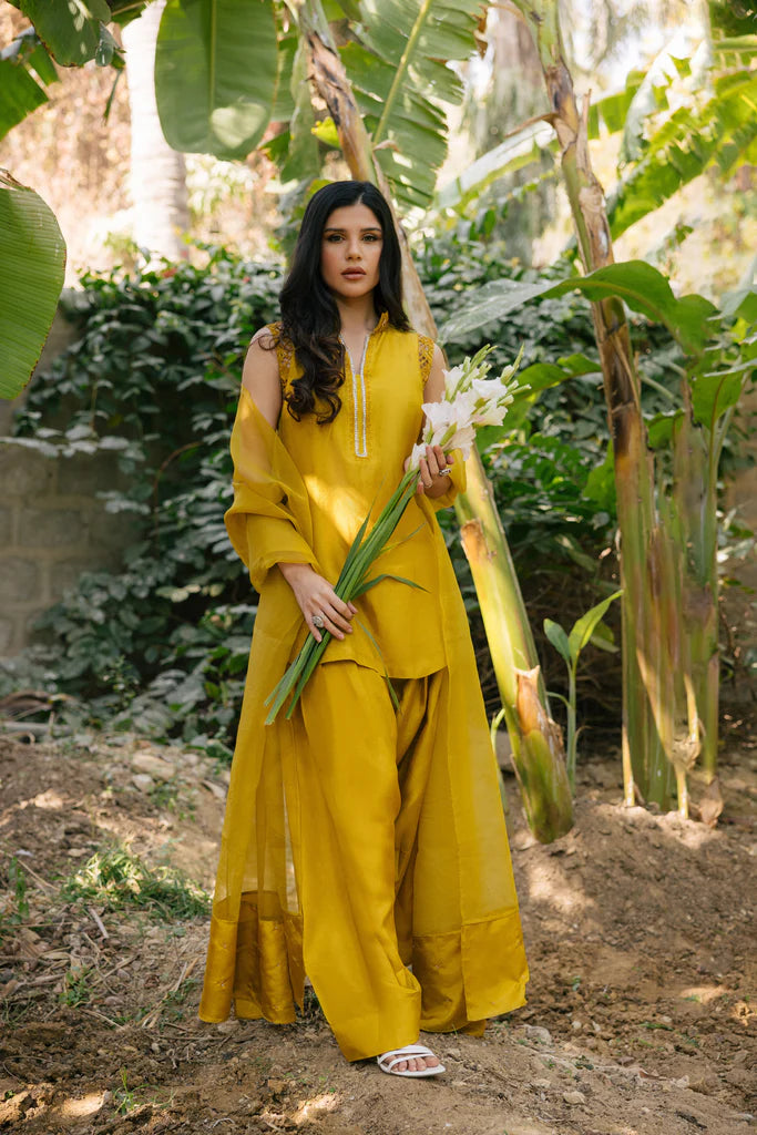 HUMAYUN ALAMGIR ( WOMENWEAR) - Mustard