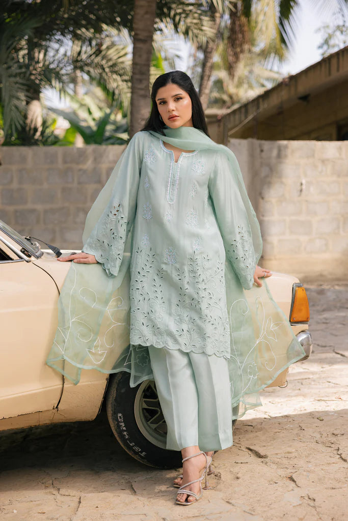 HUMAYUN ALAMGIR ( WOMENWEAR) - Green Lea Large