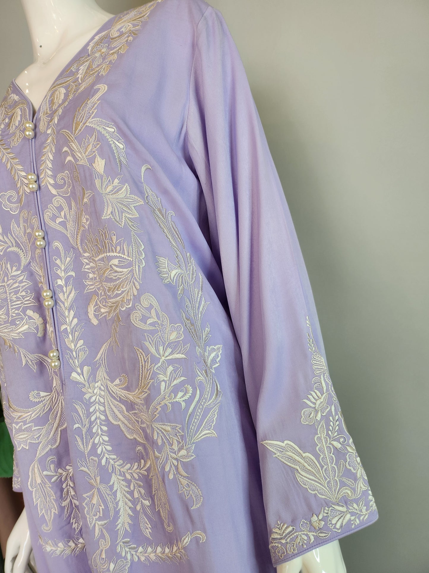 SADAF AHMAD - Lavender Embroidered Kurta