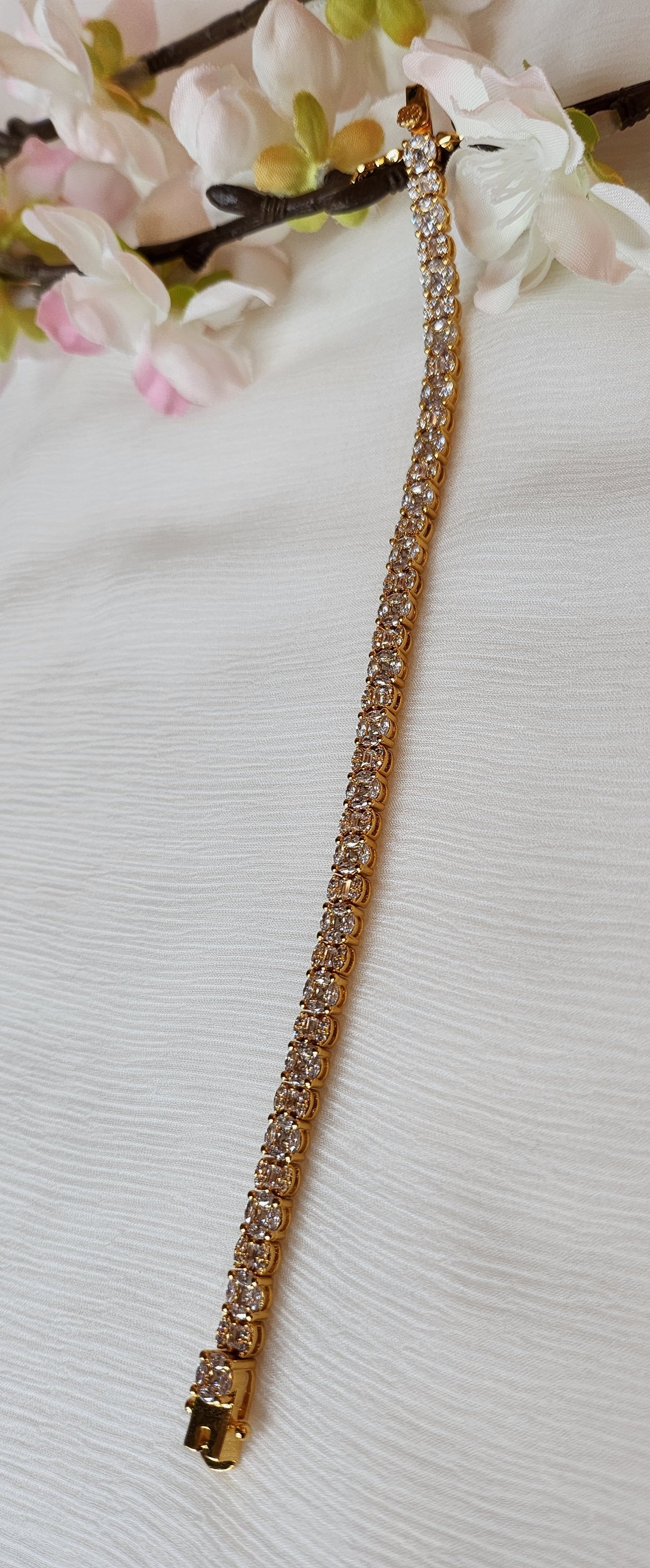 VINANTI MANJI JEWELRY - Gold with zircon diamond Bracelet