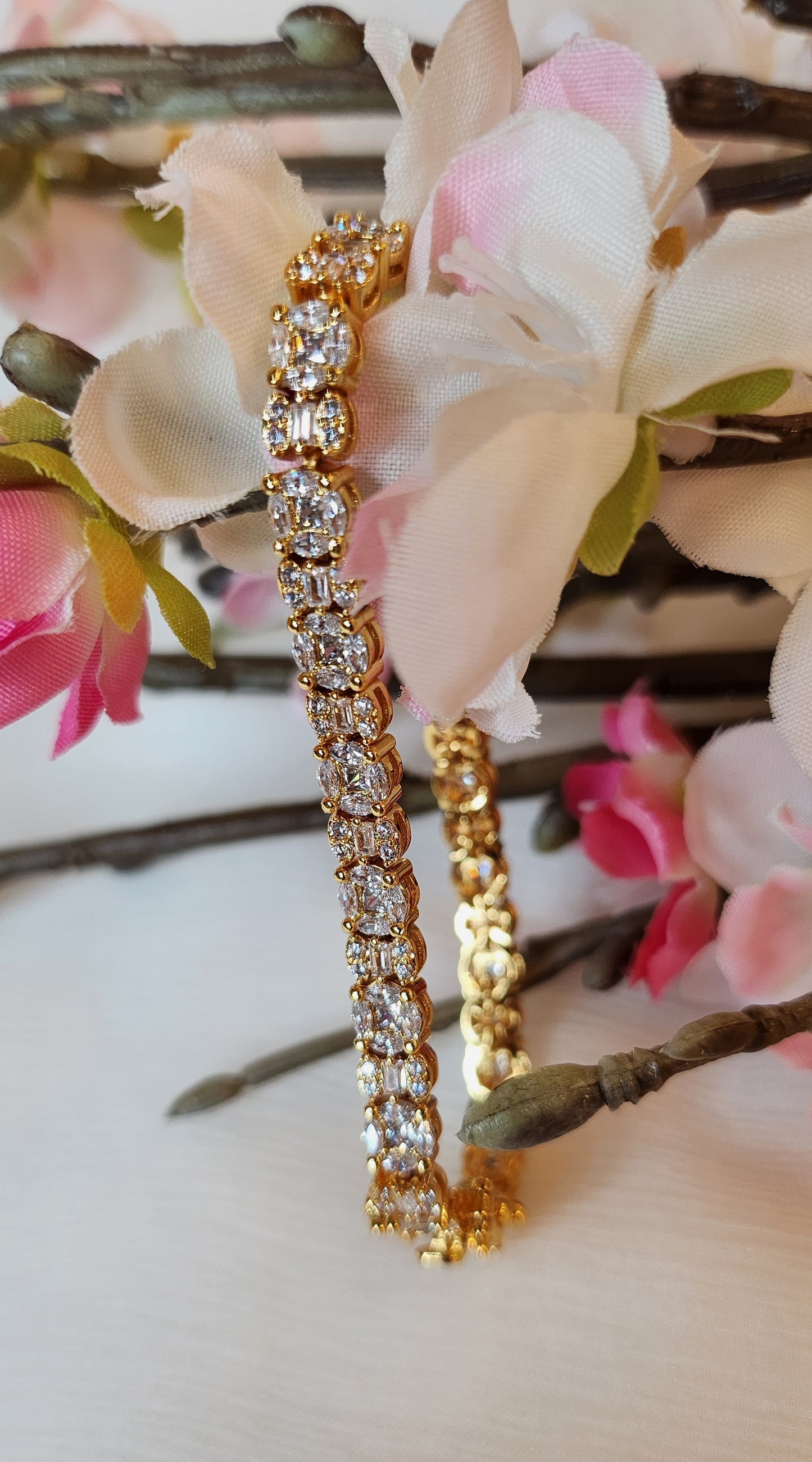 VINANTI MANJI JEWELRY - Gold with zircon diamond Bracelet