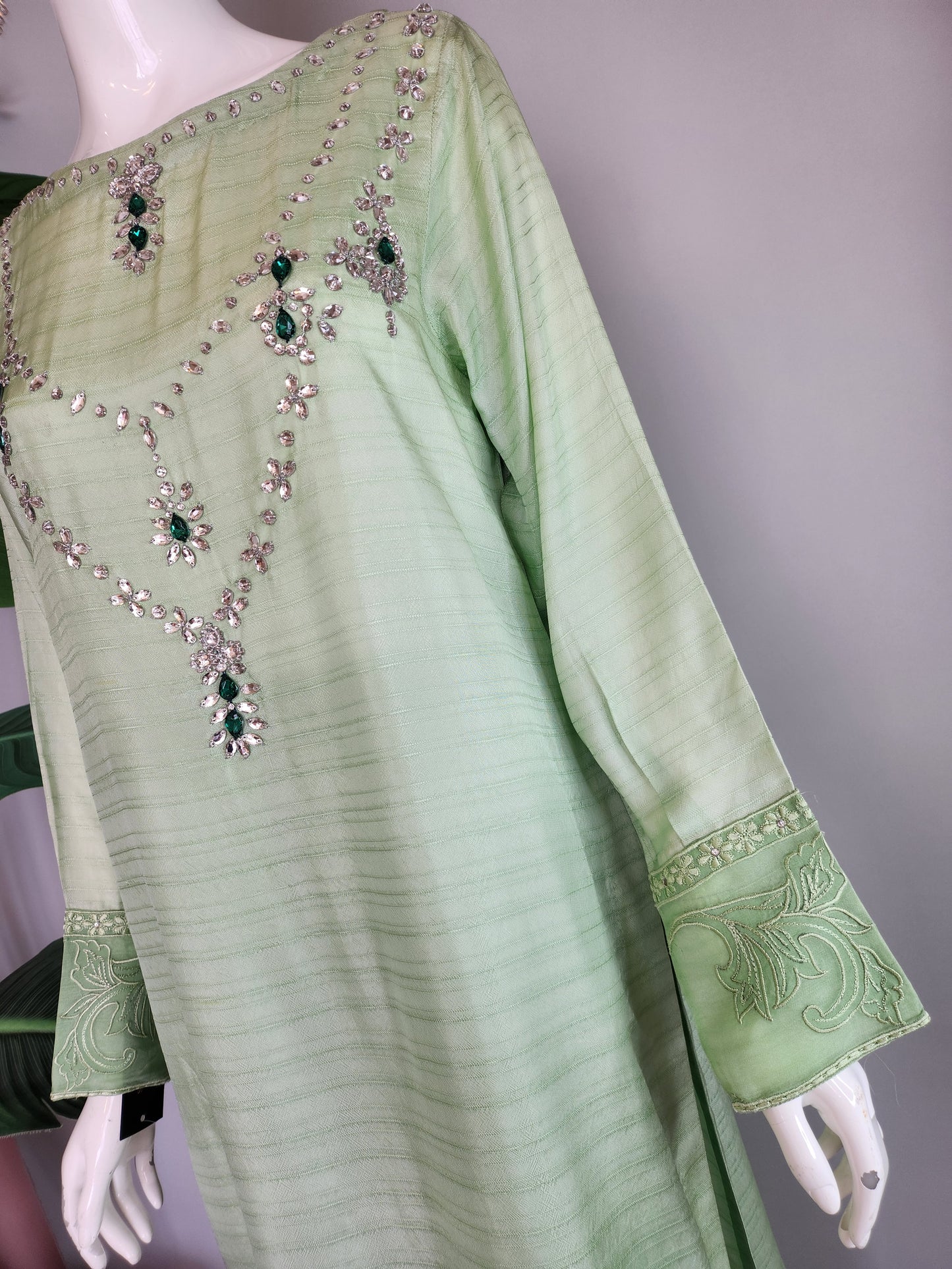 FARAH ZUBAIR- Arha Mint Green