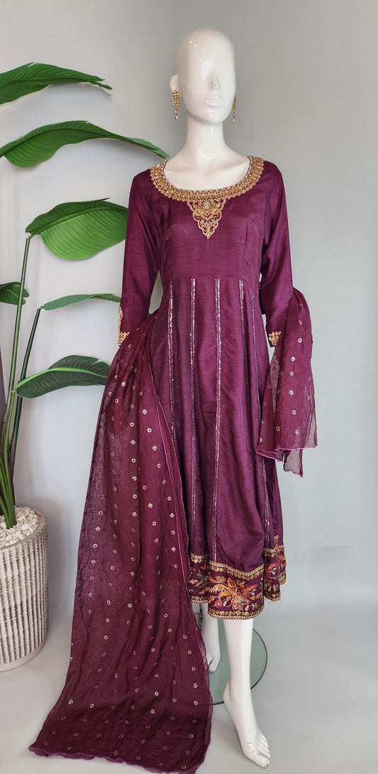 Mehak Yaqoob Couture - Plum