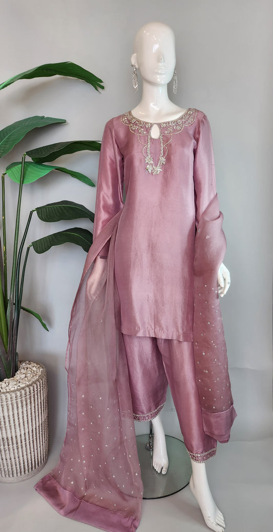 MAHOGANY - Lilac with Shalwar