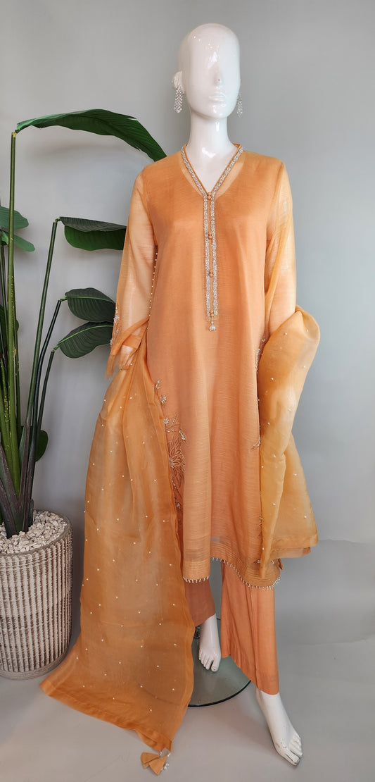 AMBREEN FARRUKH - Light Orange