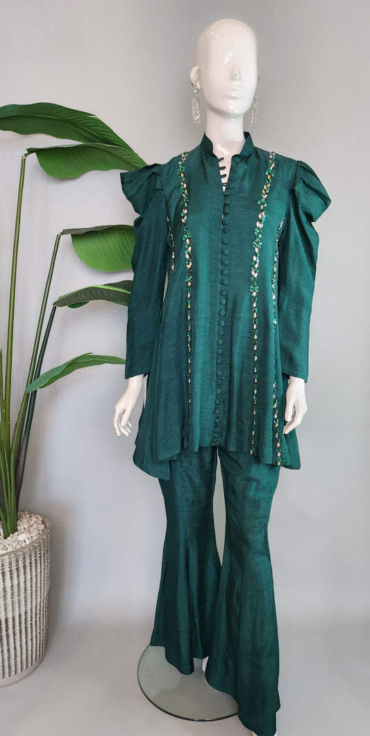 Mehak Yaqoob Couture - Emerald Green