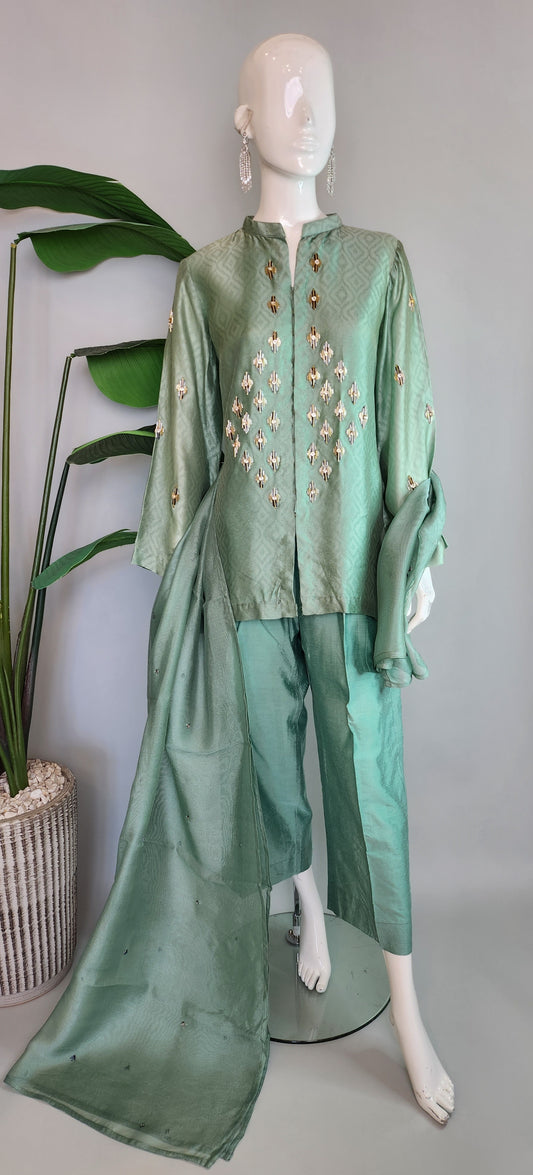 RIMSHA SHAIKHANI - Mint Green Chain