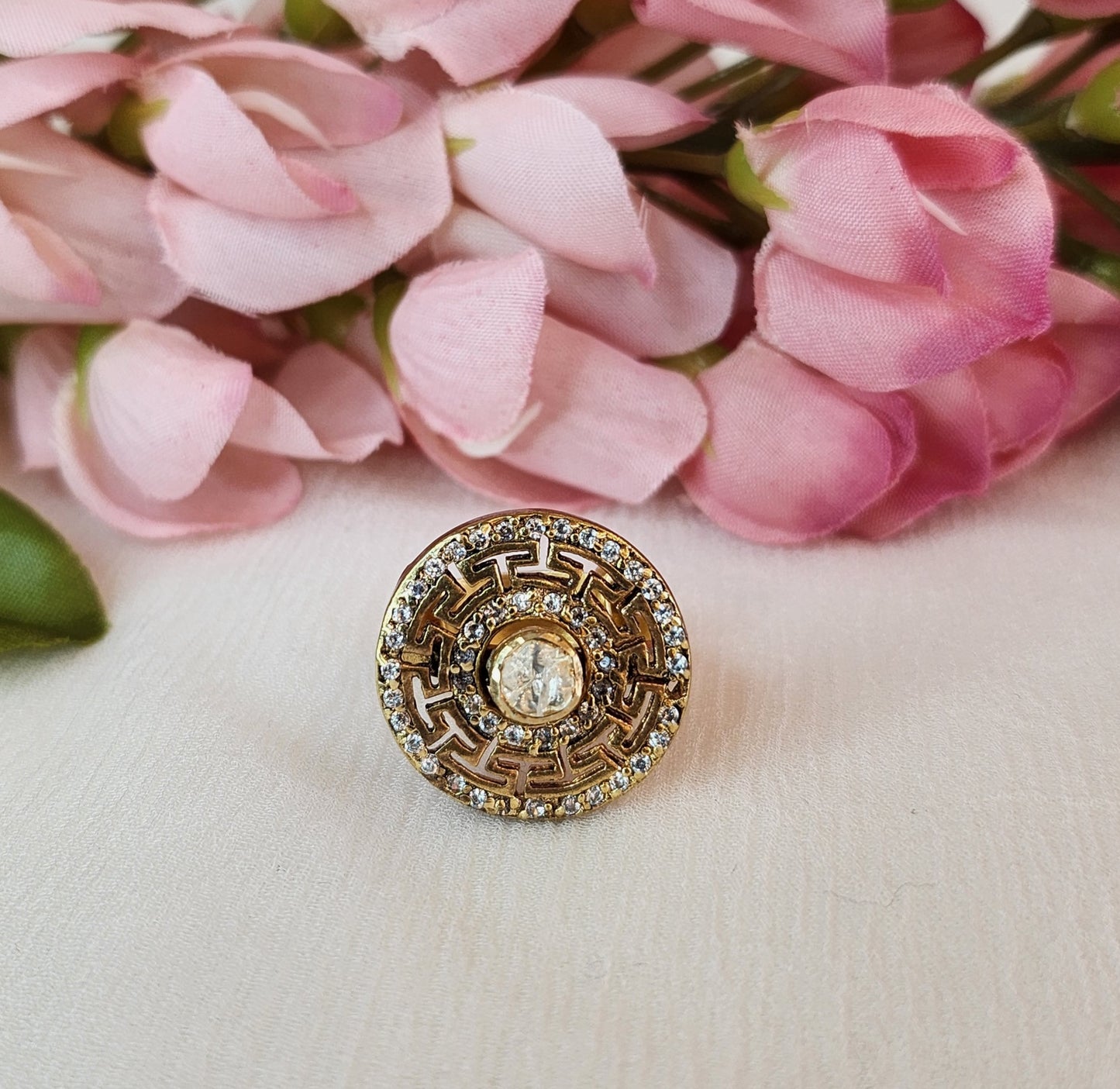 VINANTI MANJI JEWELRY - Ring with CZ stone