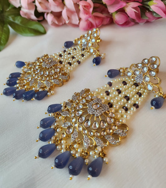 THE BUTTERFLY EFFECT - Chandelier Purple earrings