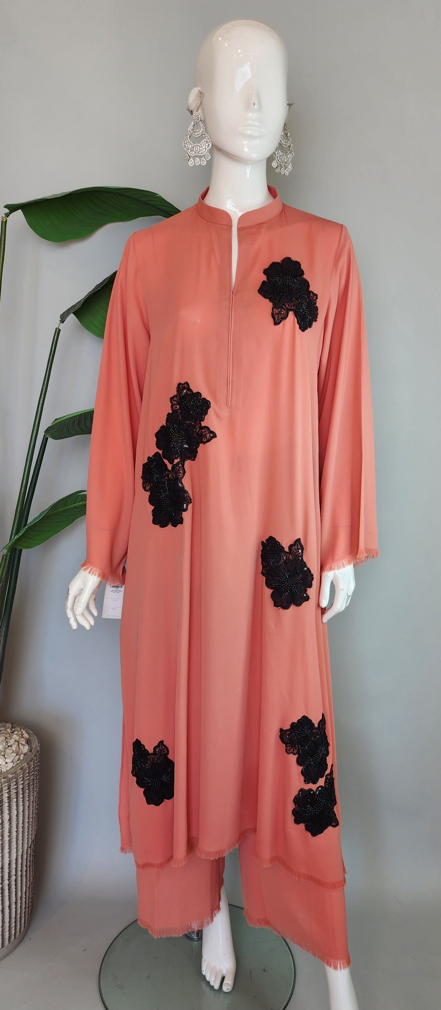 SOFIA NAVEED LARI - SHEEN in Peach Color