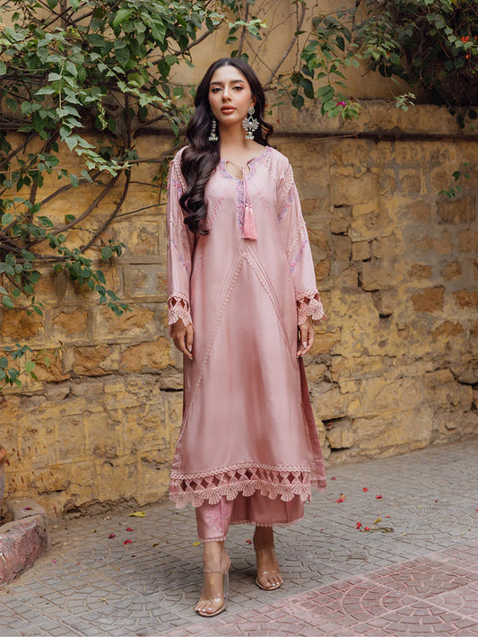 FARAH ZUBAIR - Azalea Blush Pink