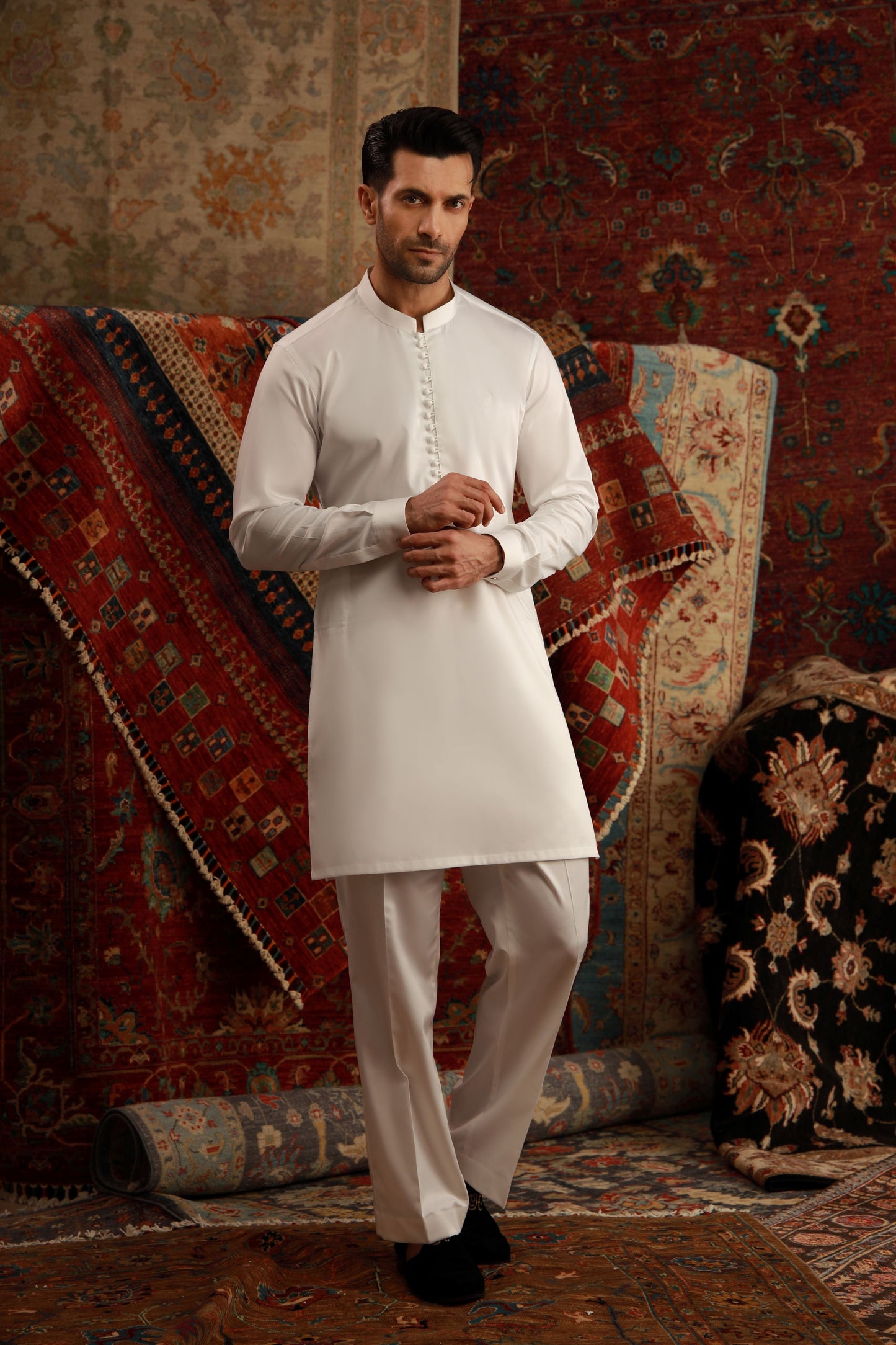 HUMAYUN ALAMGIR (MENSWEAR) - White Plain