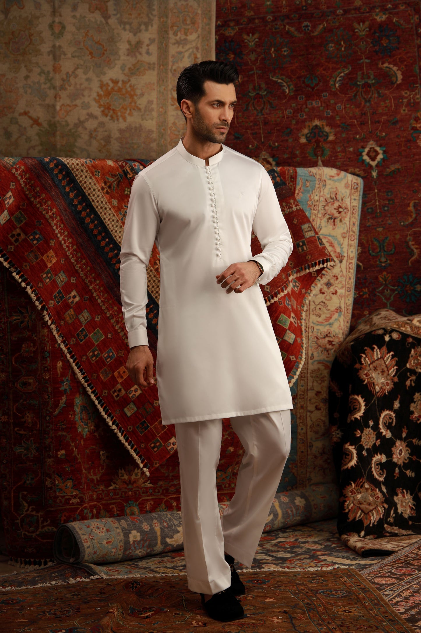 HUMAYUN ALAMGIR (MENSWEAR) - White Plain