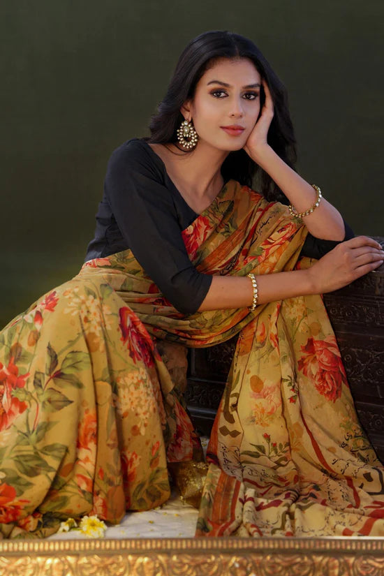 Manto - Husn Saree- Amber