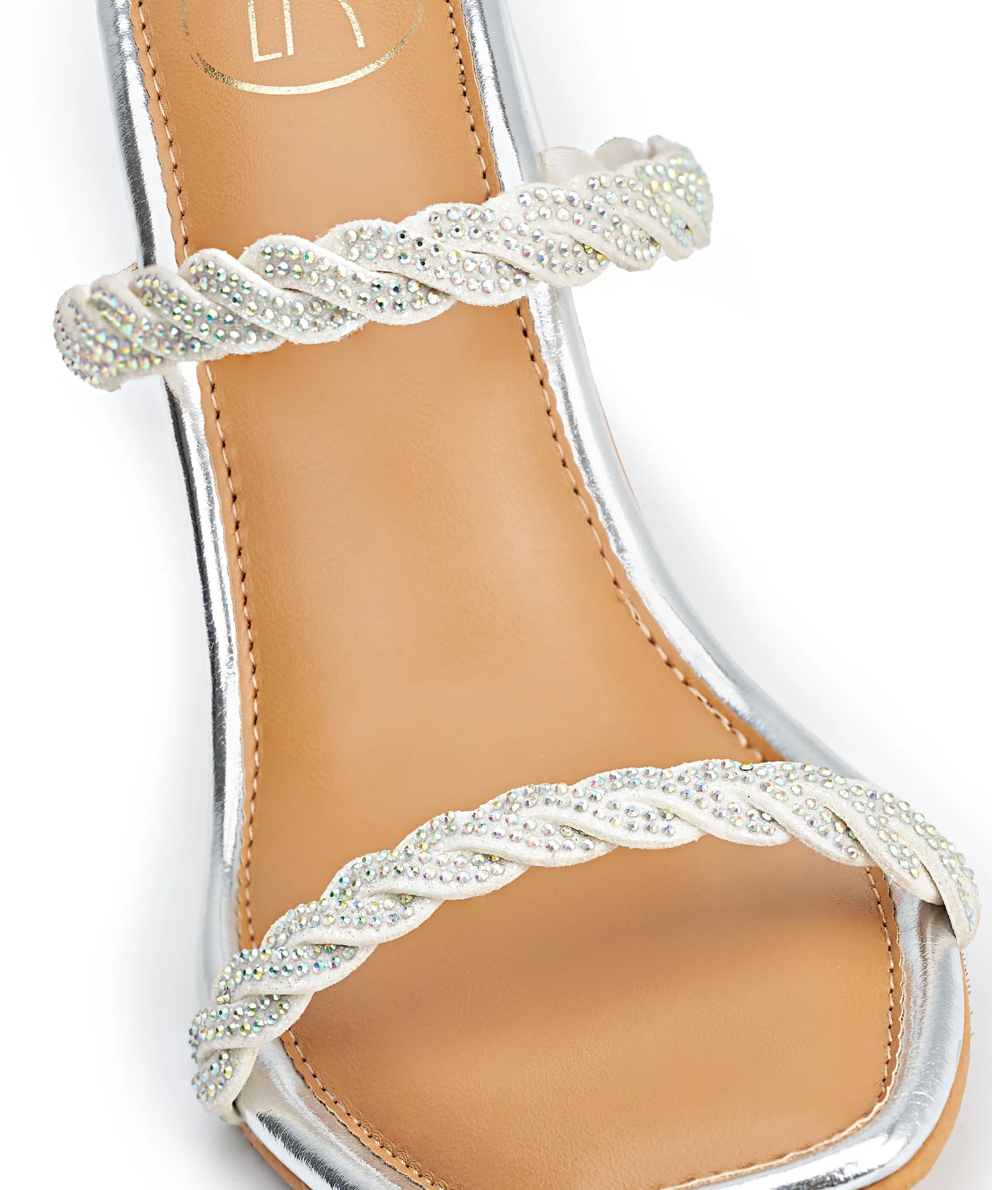 LOVE KAARI - Aza Silver Block Heel