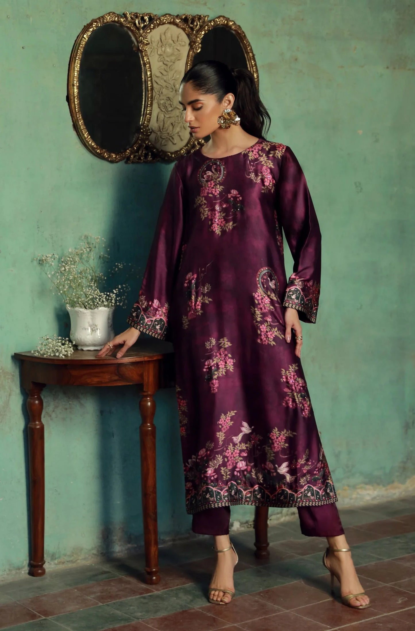 Manto - Janaan Purple Set