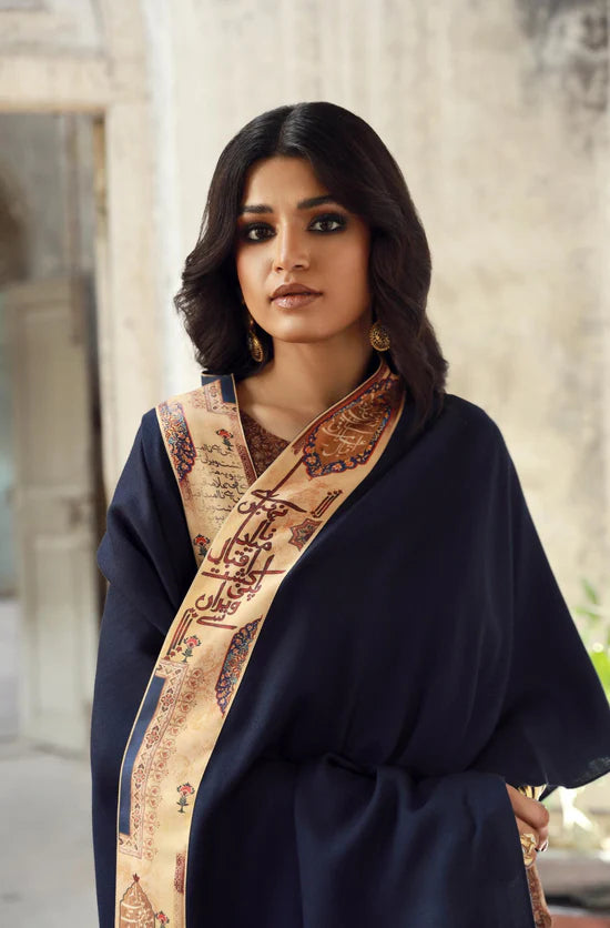 Manto - Dasht Blue & Gold Cape