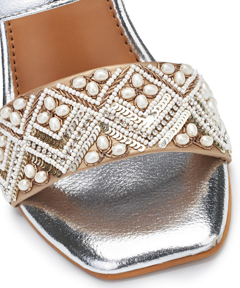 LOVE KAARI - Moonlight Jewel Block Heel