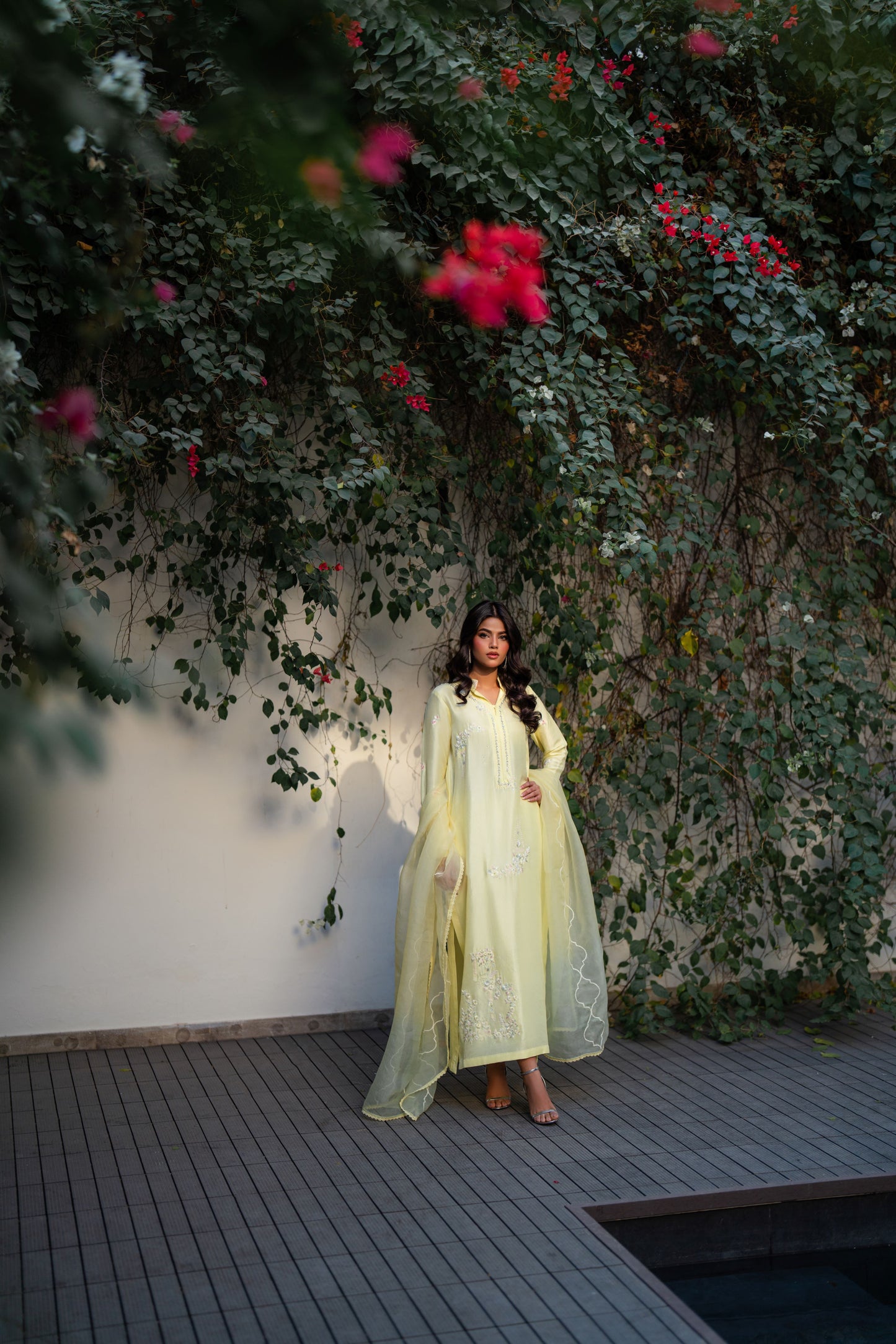 FARAH ZUBAIR - Saiyah Yellow