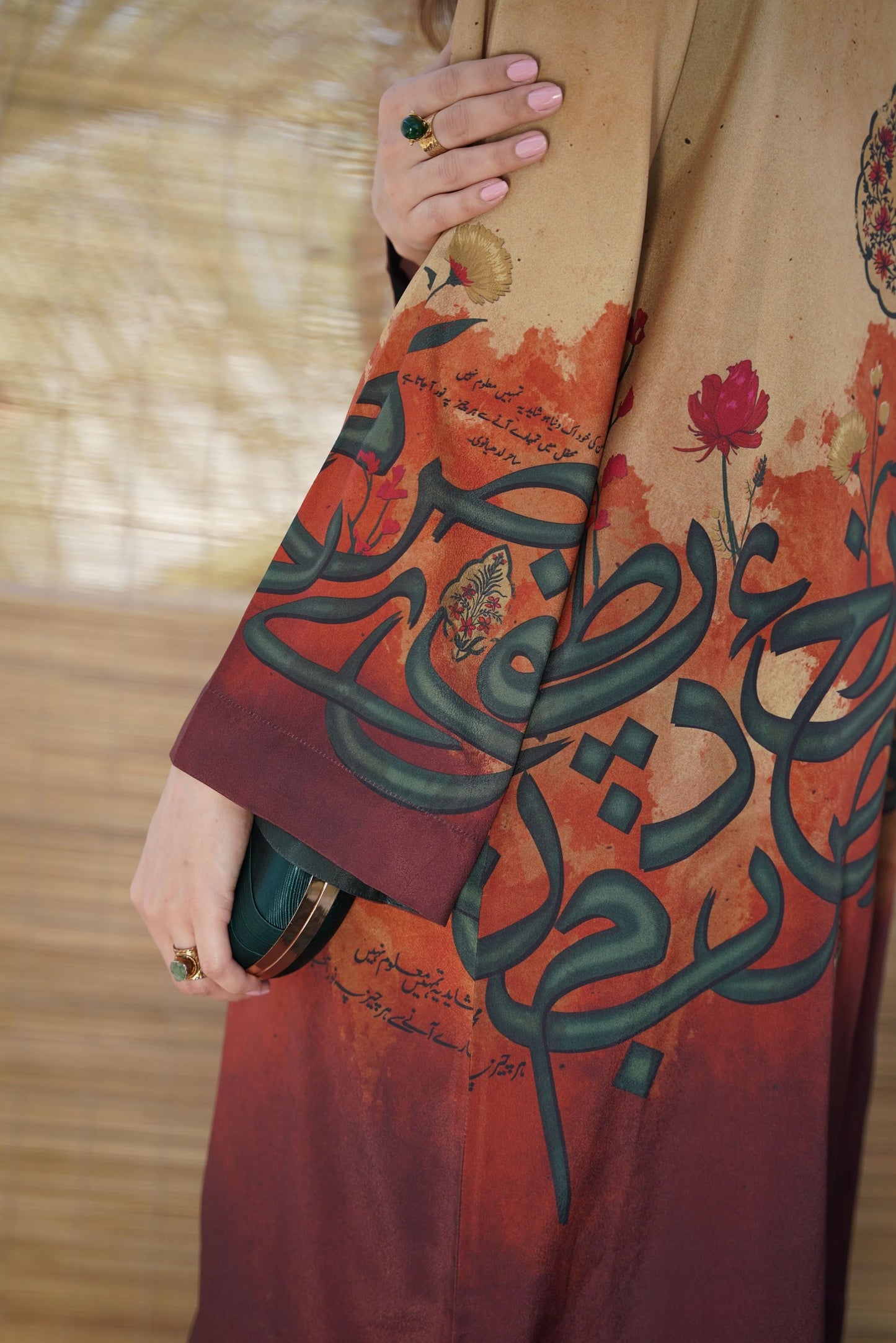 Manto - Noor Shades of Sunset Shrug