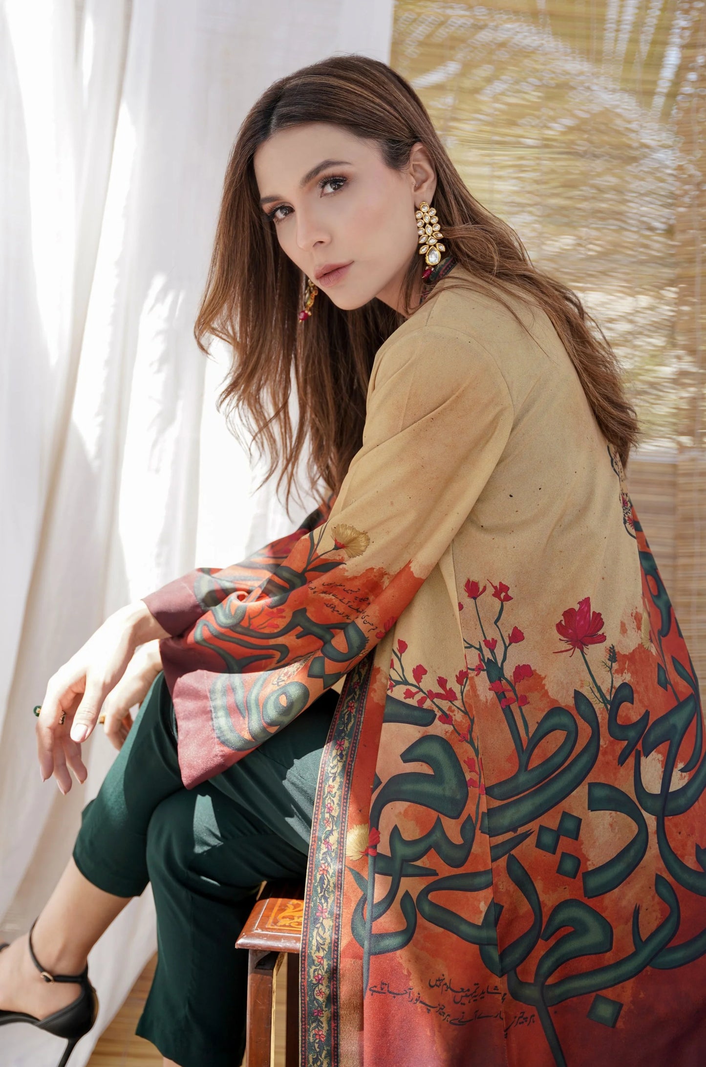 Manto - Noor Shades of Sunset Shrug