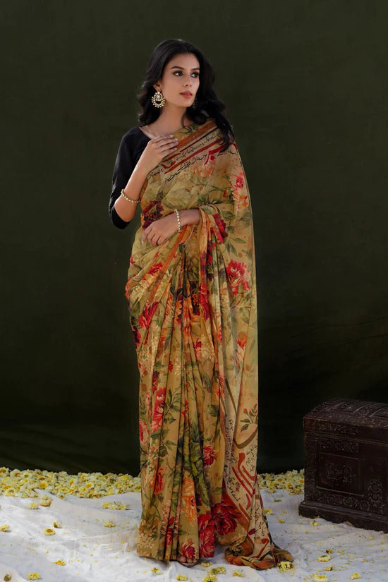 Manto - Husn Saree- Amber