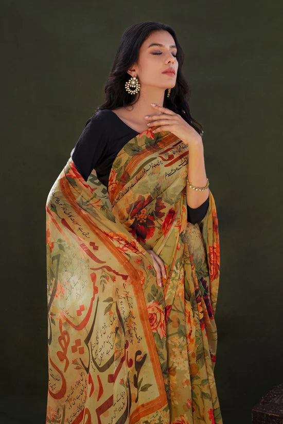 Manto - Husn Saree- Amber