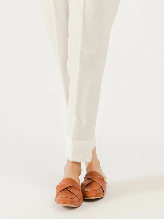 LIMELIGHT - Dyed crepe narrow-leg trousers