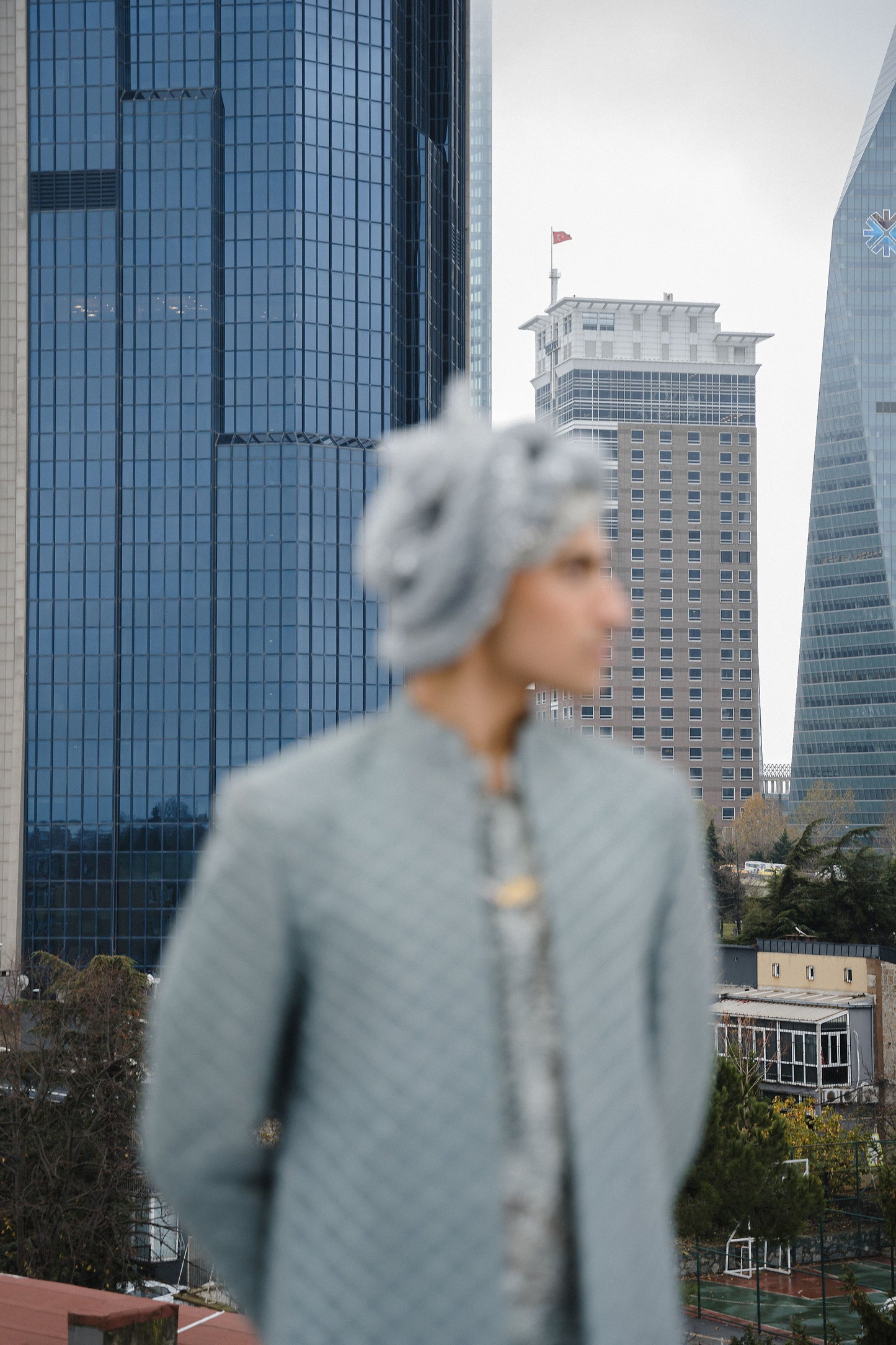 HSY - Dark Blue Sherwani (Menswear)