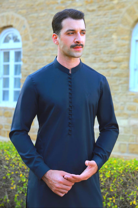 HUMAYUN ALAMGIR (MENSWEAR) - Blue Plain