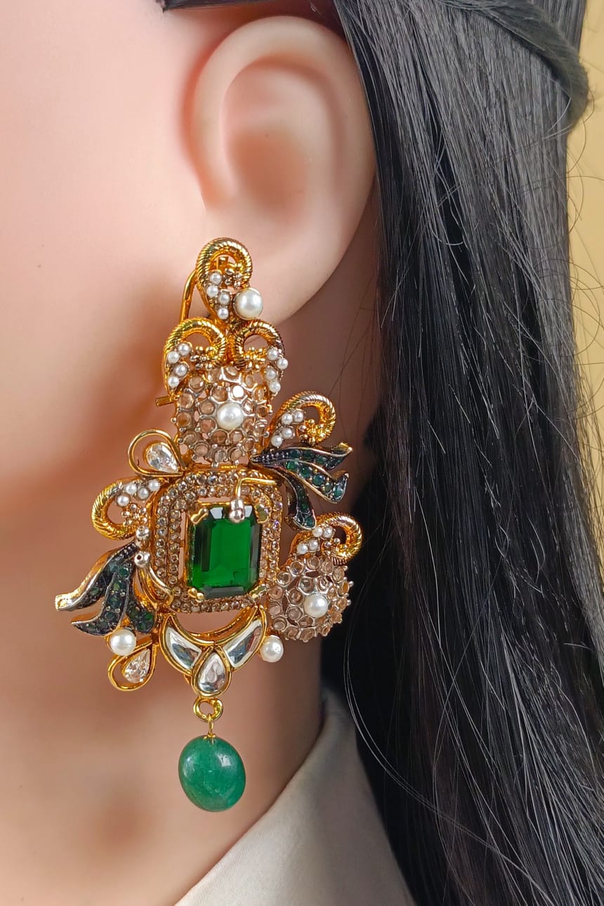 ZAHEEN KAMRAN - EMERALD SET