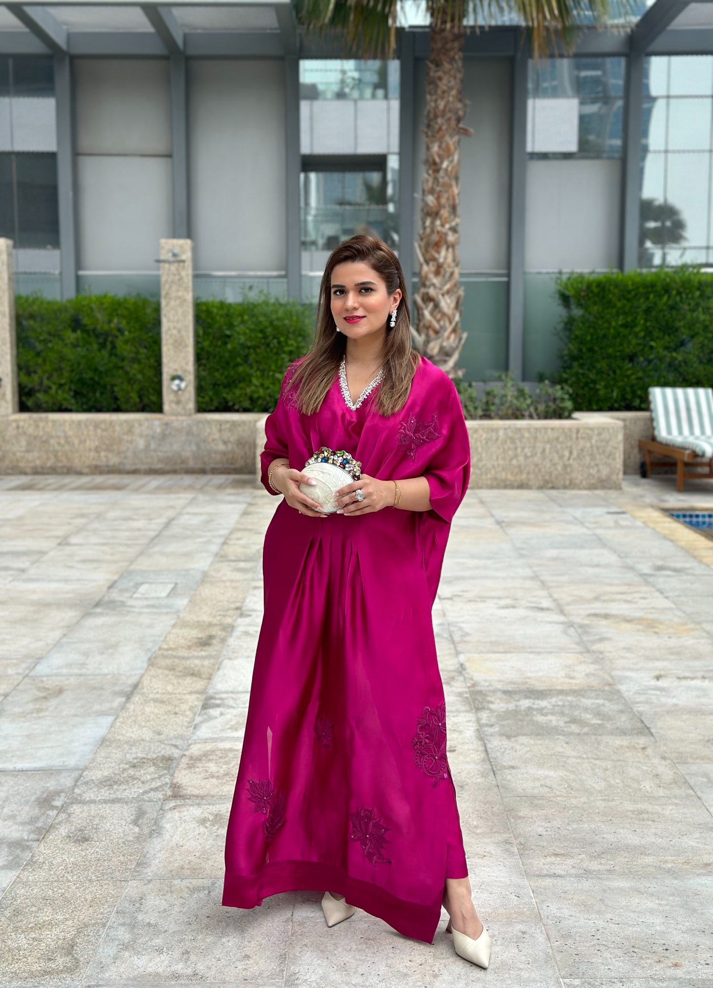 HUE PRET - Magenta Pink Kaftan