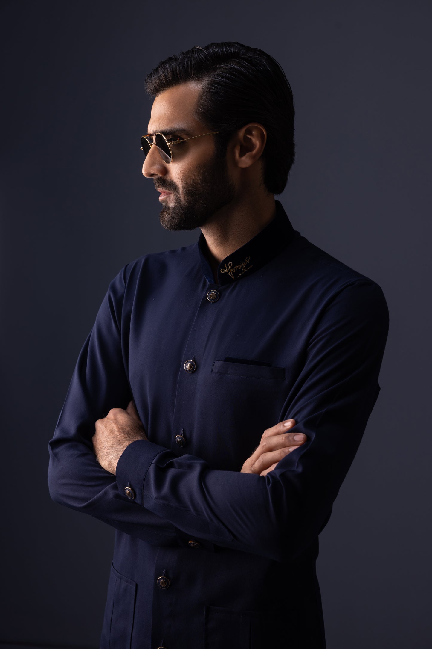 HUMAYUN ALAMGIR (MENSWEAR) - Black Casual