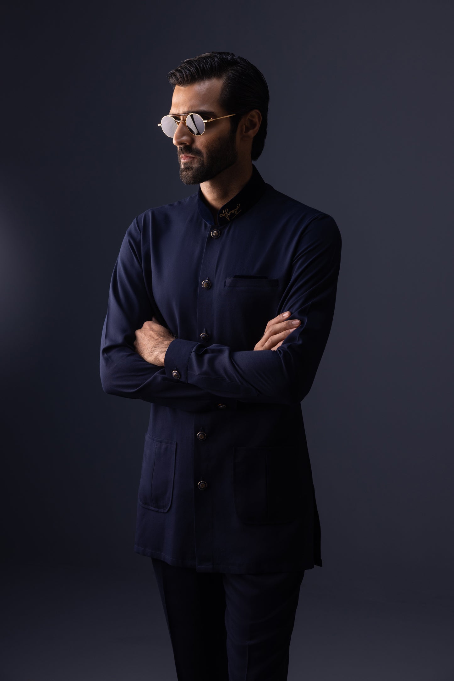 HUMAYUN ALAMGIR (MENSWEAR) - Black Casual