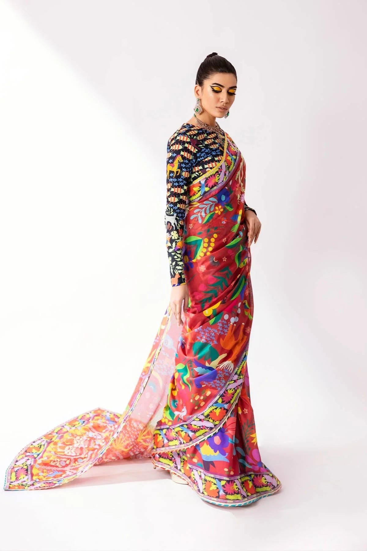 FAHAD HUSSAYN - Mungharakh Saree