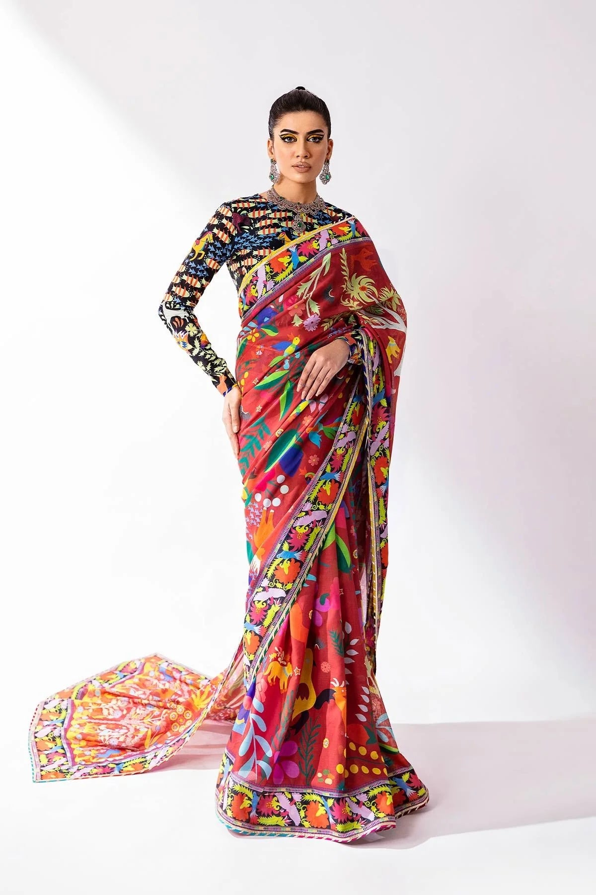 FAHAD HUSSAYN - Mungharakh Saree