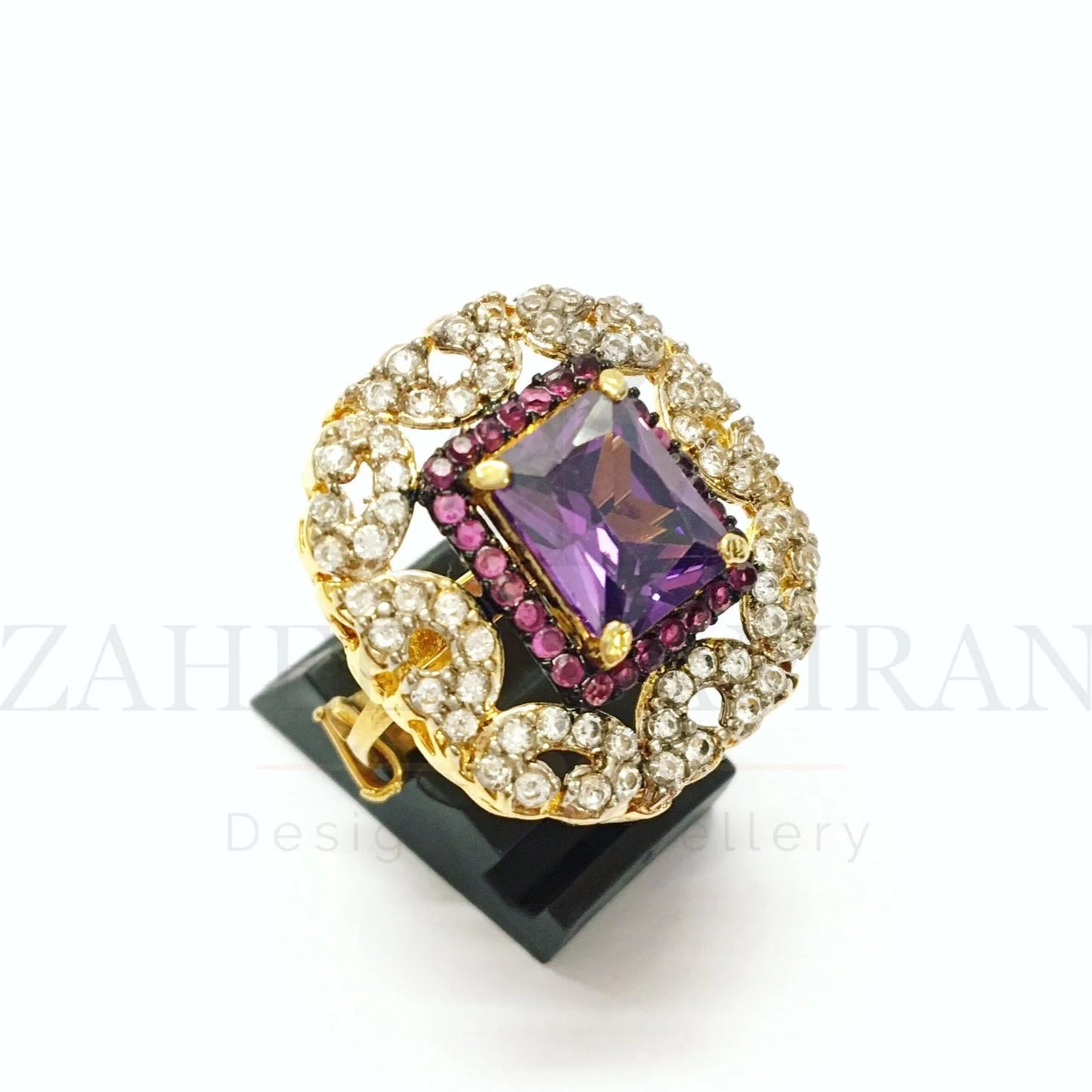 ZAHEEN KAMRAN - Amethyst Ring