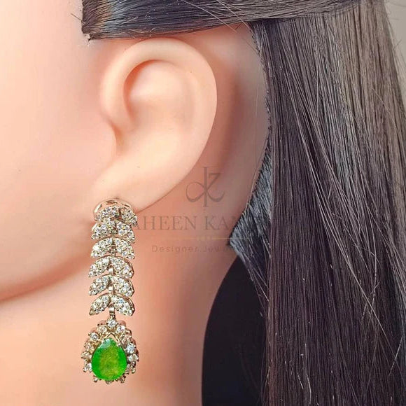 ZAHEEN KAMRAN - Zircoin Silver Earrings