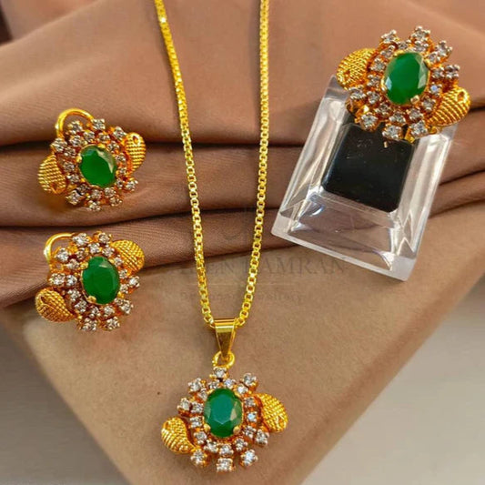 ZAHEEN KAMRAN - Emerald Set